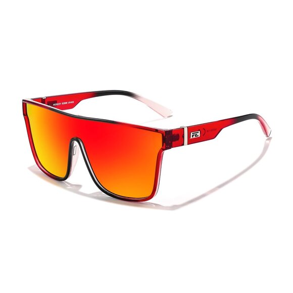 Oversized Square Sunglasses UV400 Mirrored Lens Fashion Driving Beach